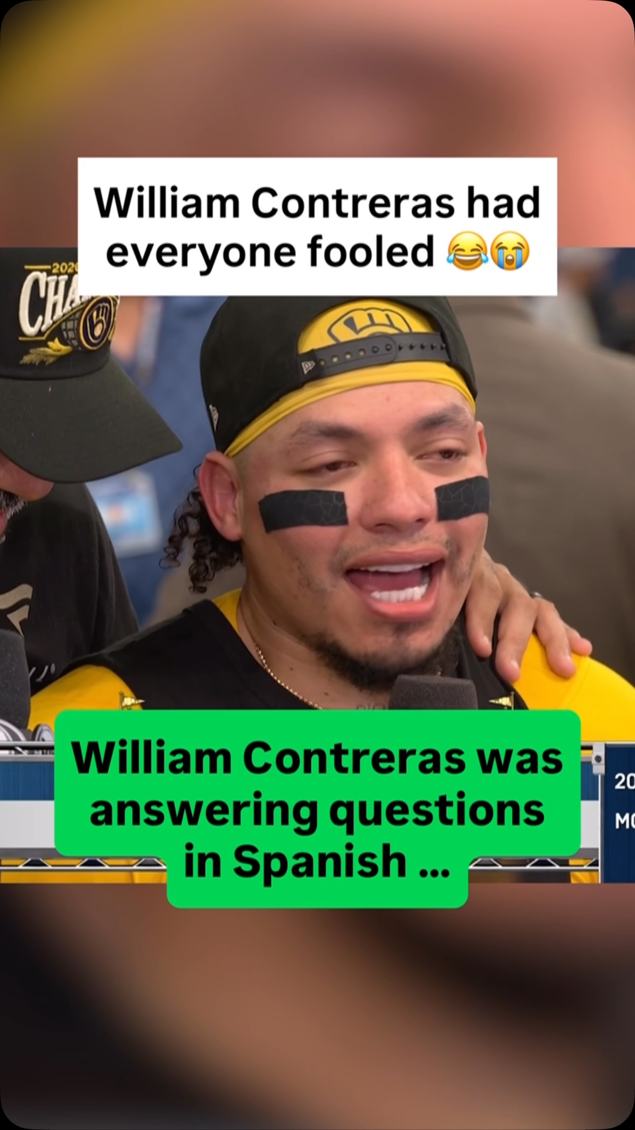 William Contreras fools everyone wi... on MILLIONS William Contreras fools everyone wi...