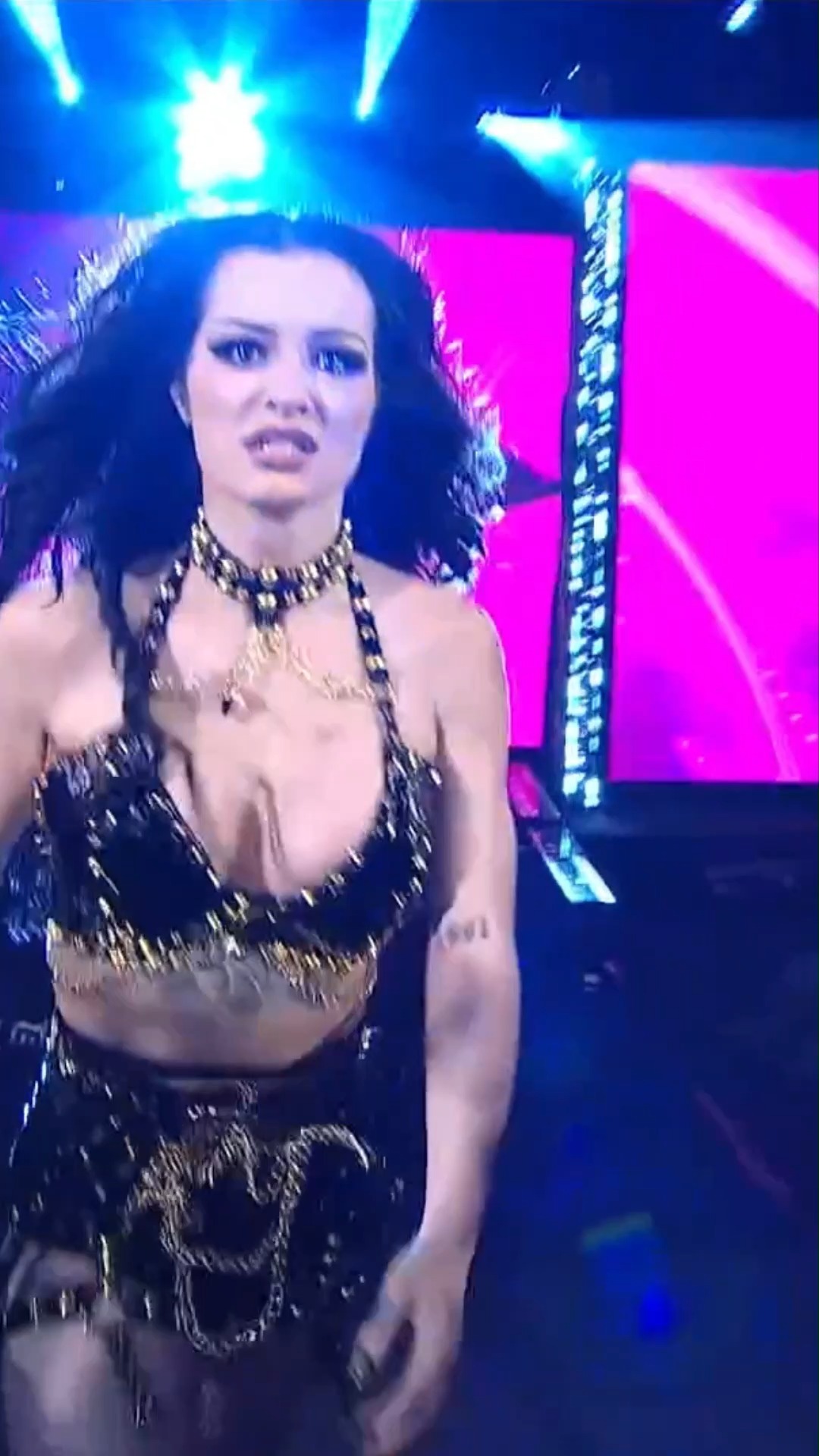 Paige makes her entrance in Mexico