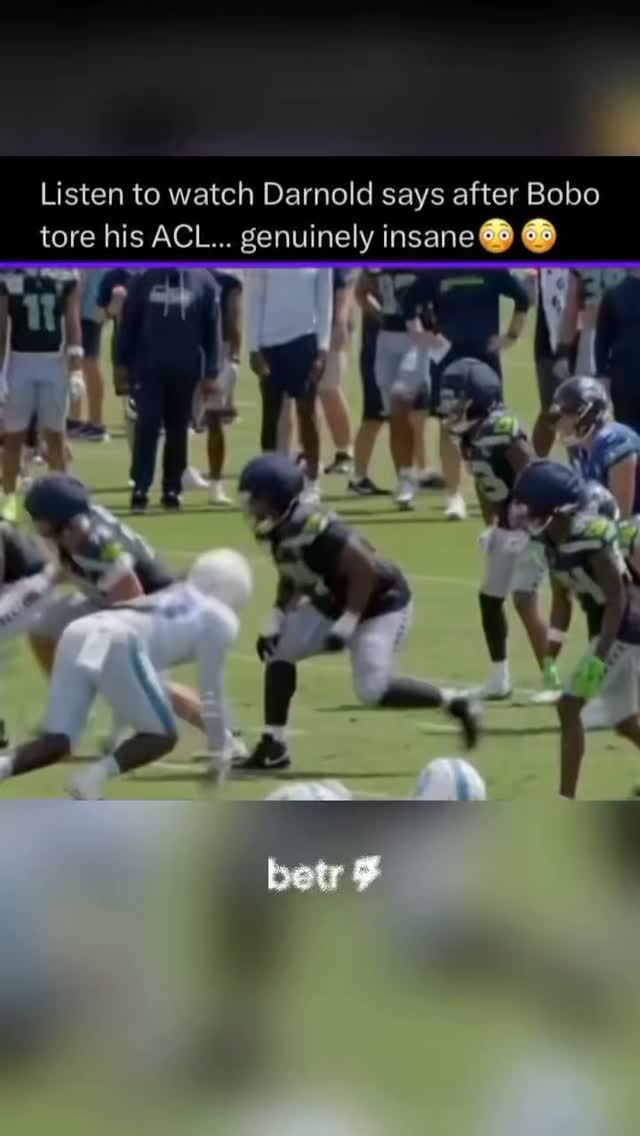 Sam Darnold on Jake Bobo's ACL tear... on MILLIONS Sam Darnold on Jake Bobo's ACL tear...
