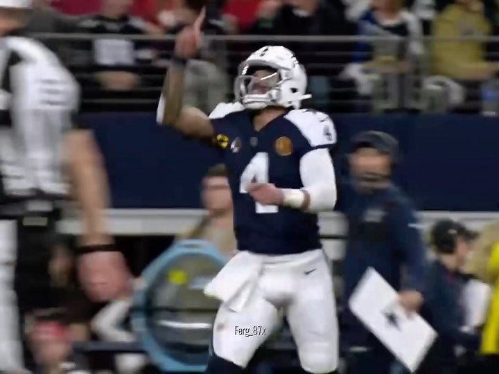 Dak Prescott of the Dallas Cowboys ... on MILLIONS Dak Prescott of the Dallas Cowboys ...