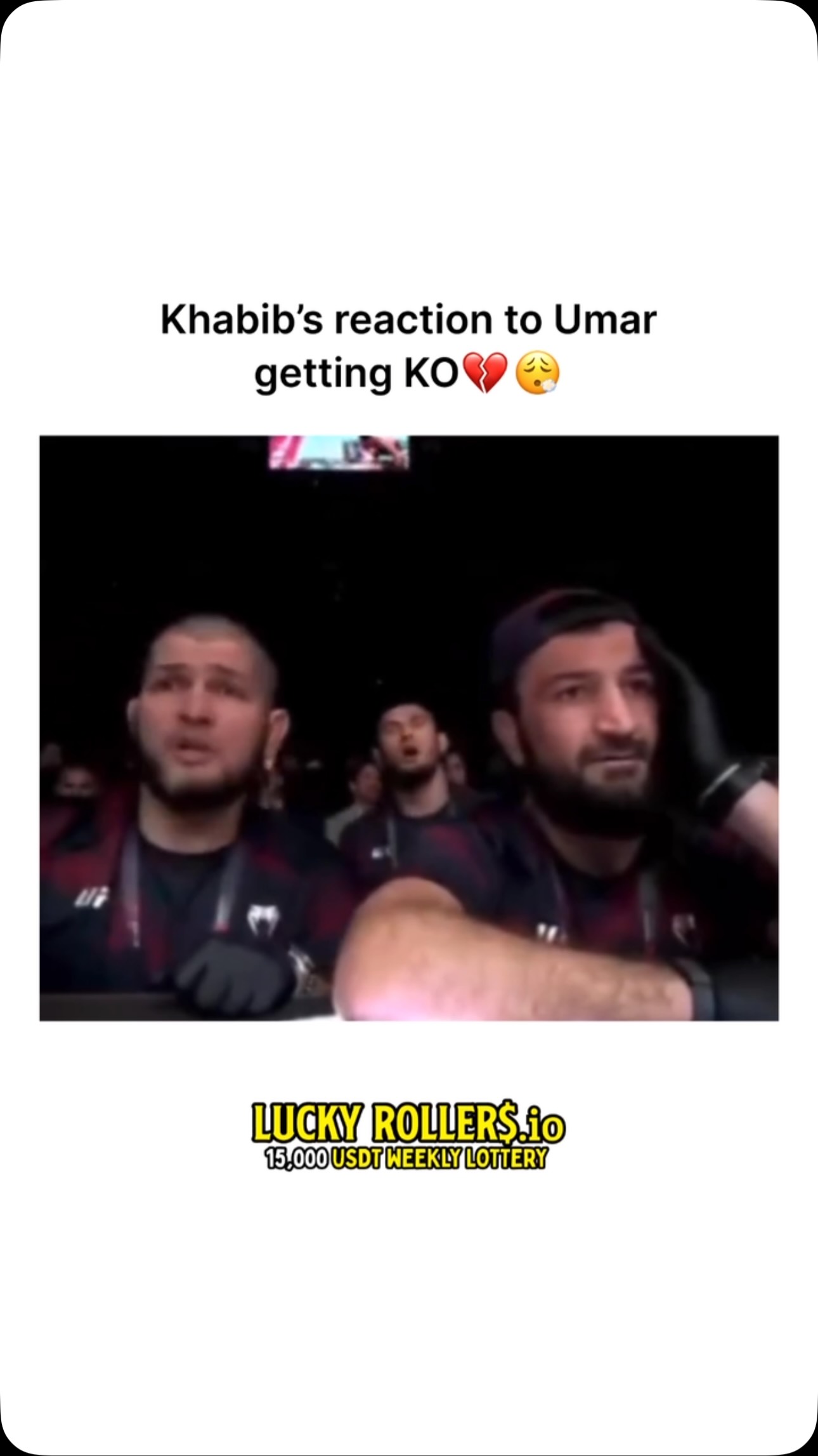 Khabib Nurmagomedov's Reaction to U...
