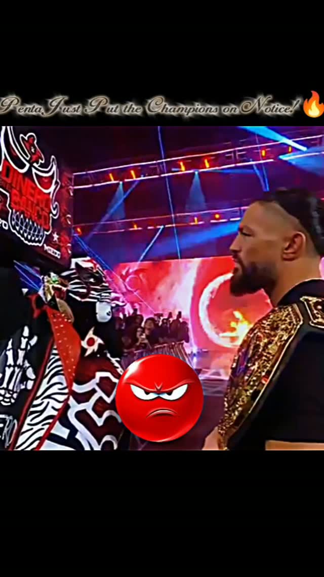 Penta puts champions Roman Reigns a...