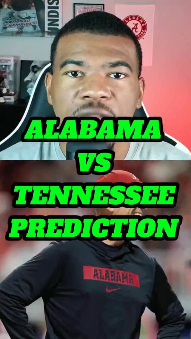 Alabama vs. Tennessee Game Predicti...