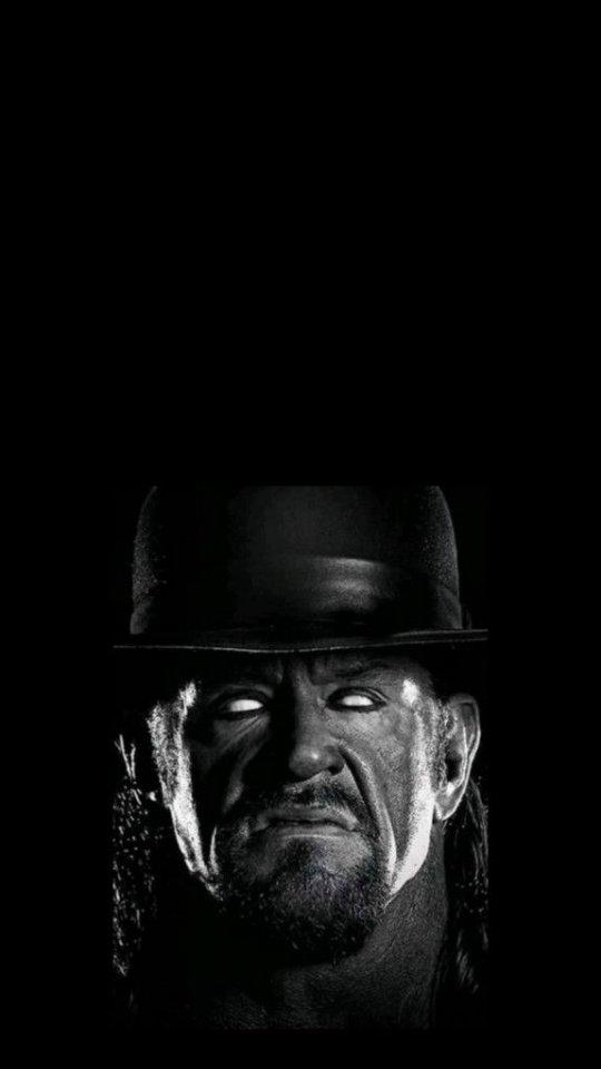 The Undertaker's iconic stare