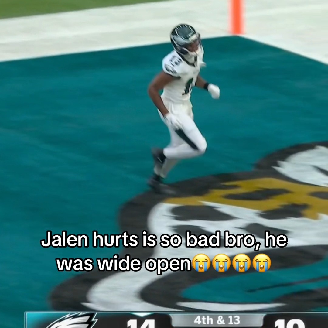 Jalen Hurts meme: He was wide open