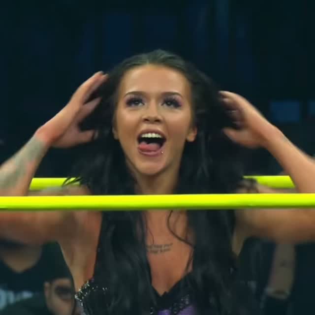 Elayna Black in the ring on MILLIONS Elayna Black in the ring