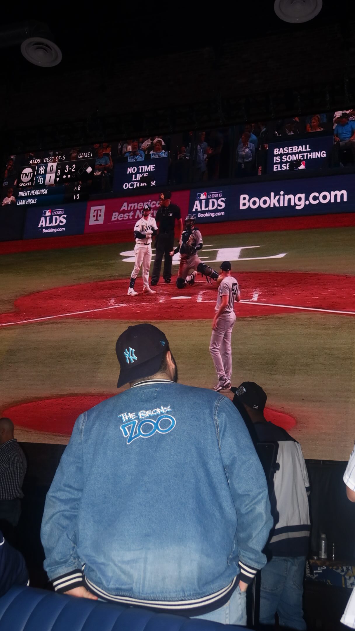 Watching ALDS Game 1: Yankees vs. R...