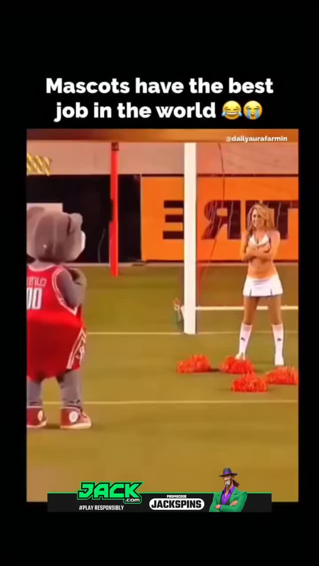 Mascots have the best job in the wo...