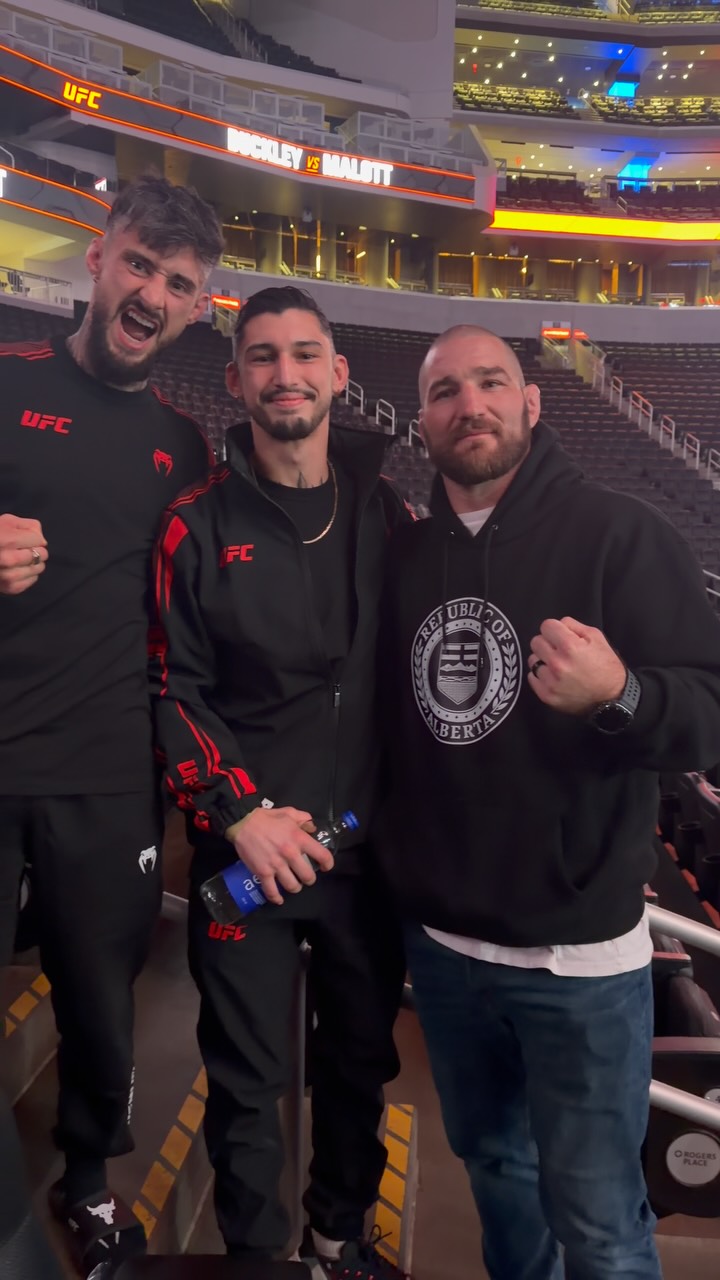 Three fighters at UFC Edmonton even...