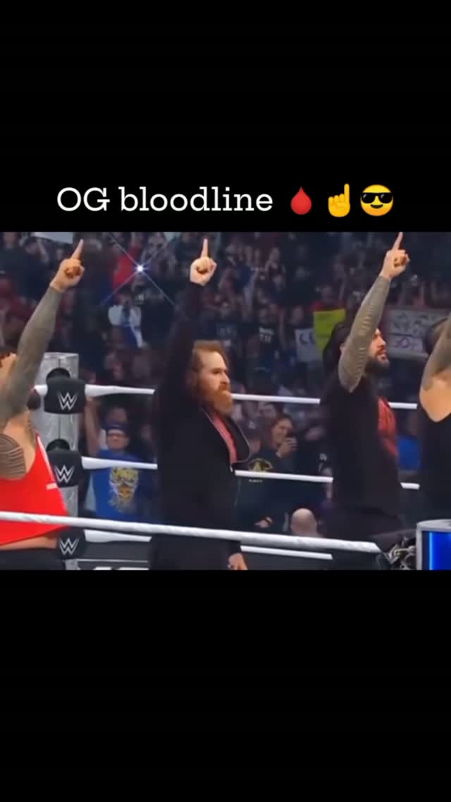 OG Bloodline in the ring