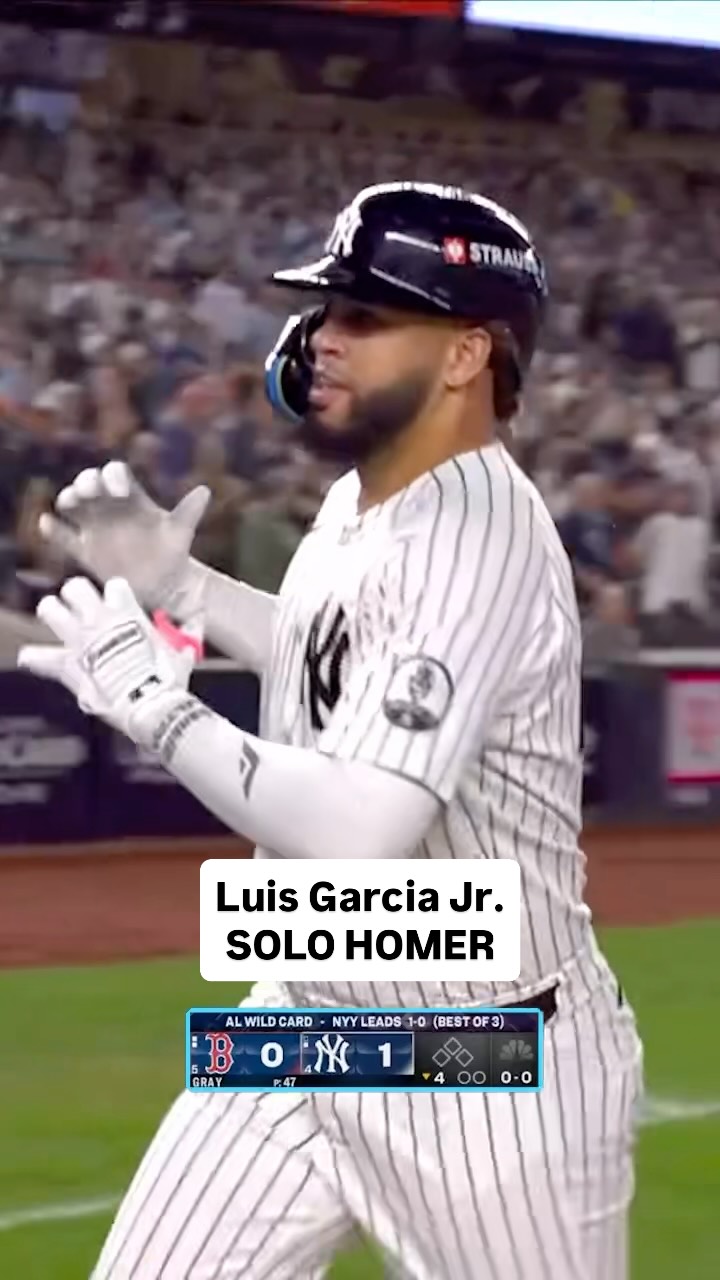 Luis Garcia Jr. Solo Homer for the ...