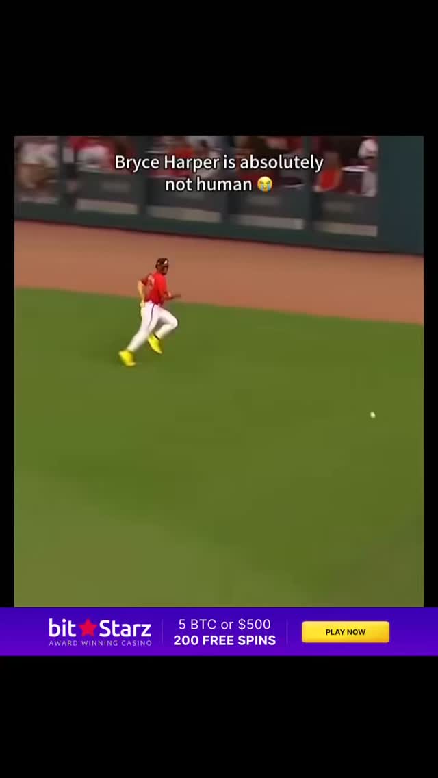 Bryce Harper is absolutely not huma...