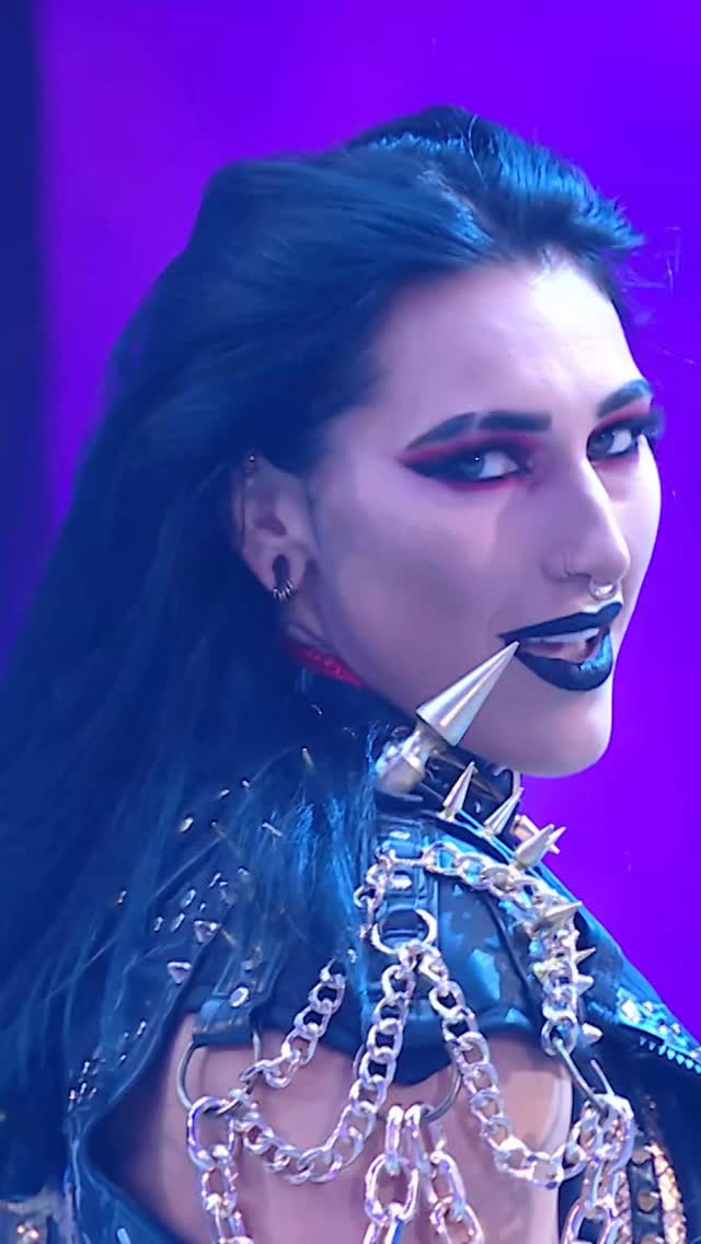 Rhea Ripley's entrance at MITB last...