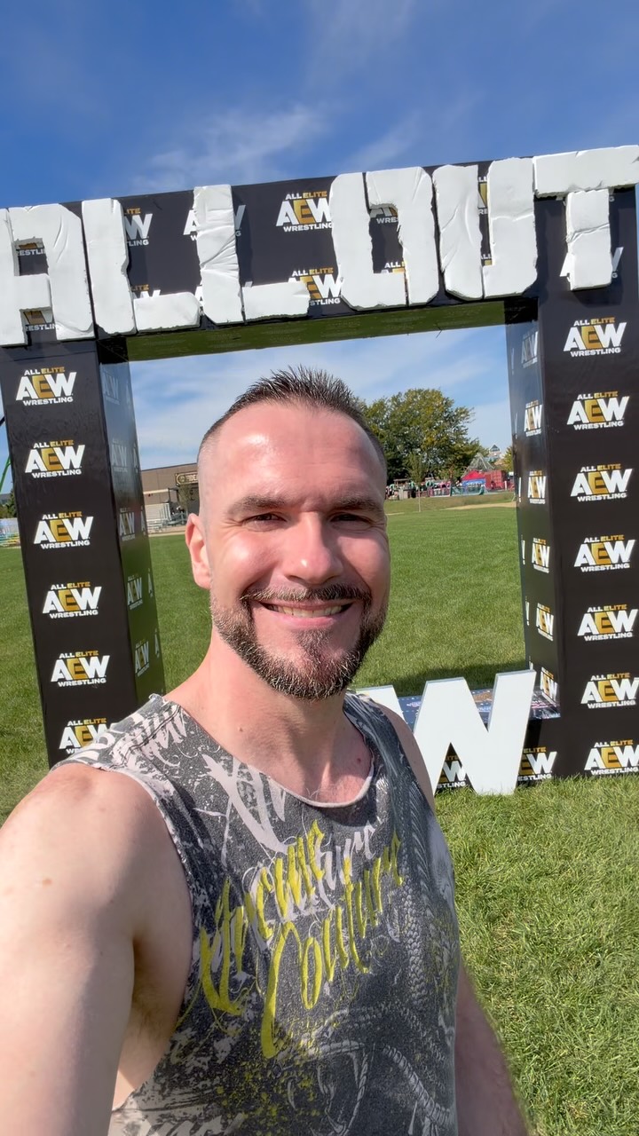 Fan at AEW All Out event