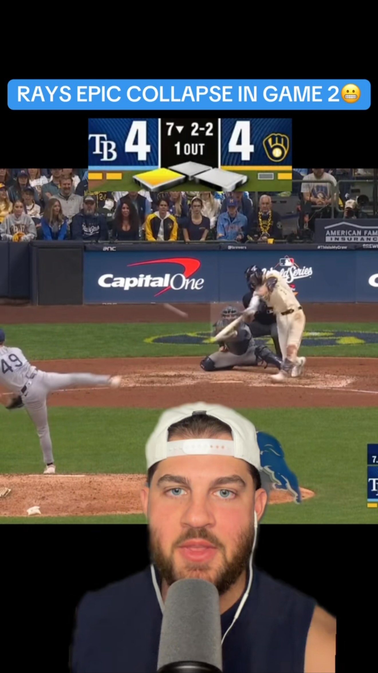 Rays collapse in Game 2 of the Worl...