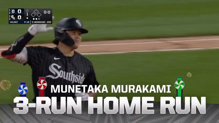Munetaka Murakami's 3-Run Home Run ...