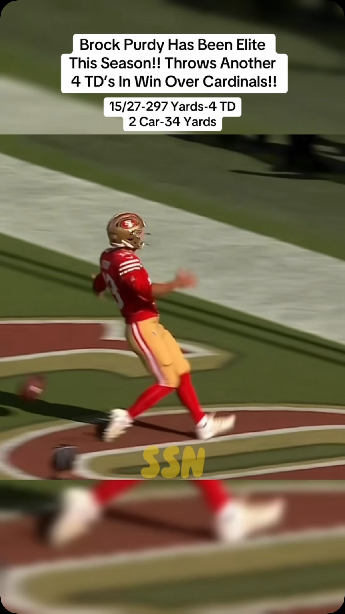 Brock Purdy Throws Four Touchdowns ...