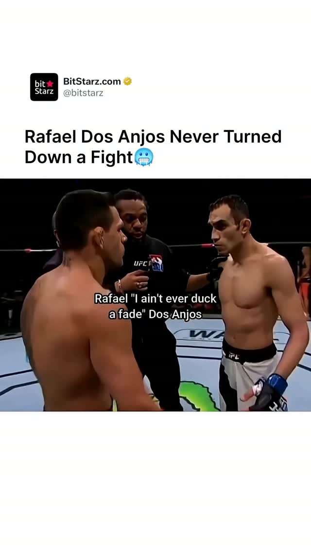 Rafael Dos Anjos: Never Turned Down...