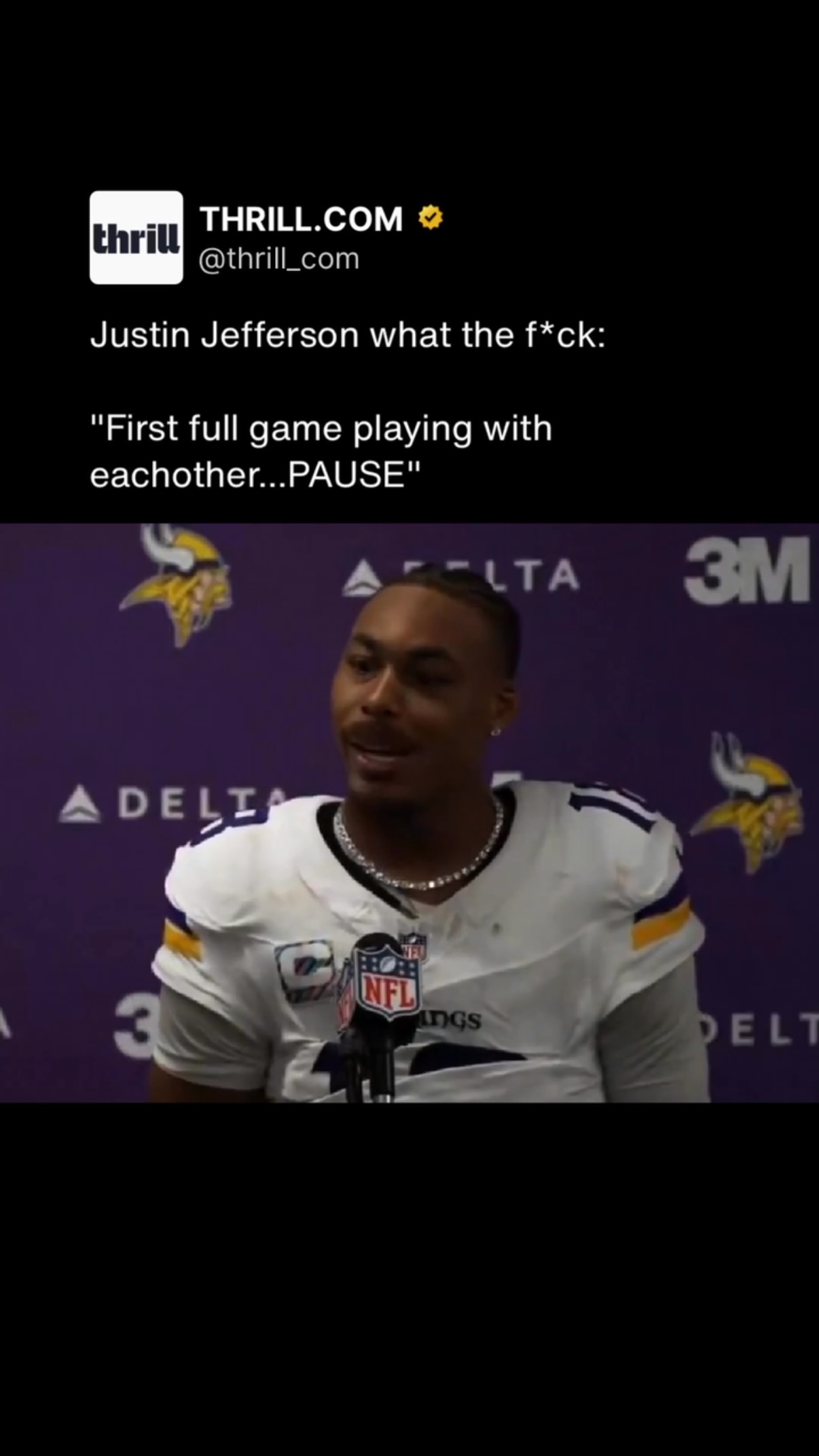 Justin Jefferson talks about playin...