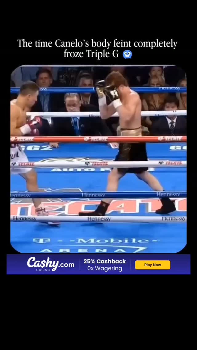 Canelo's body feint freezes Triple ... on MILLIONS Canelo's body feint freezes Triple ...