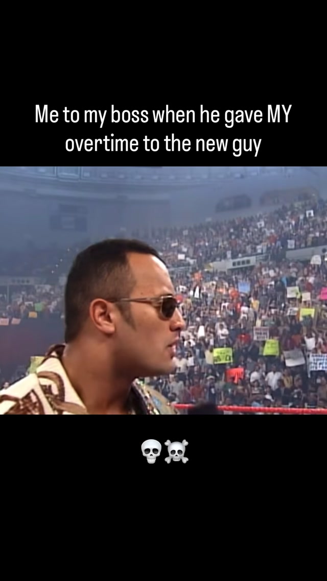 The Rock reacts to overtime being g...