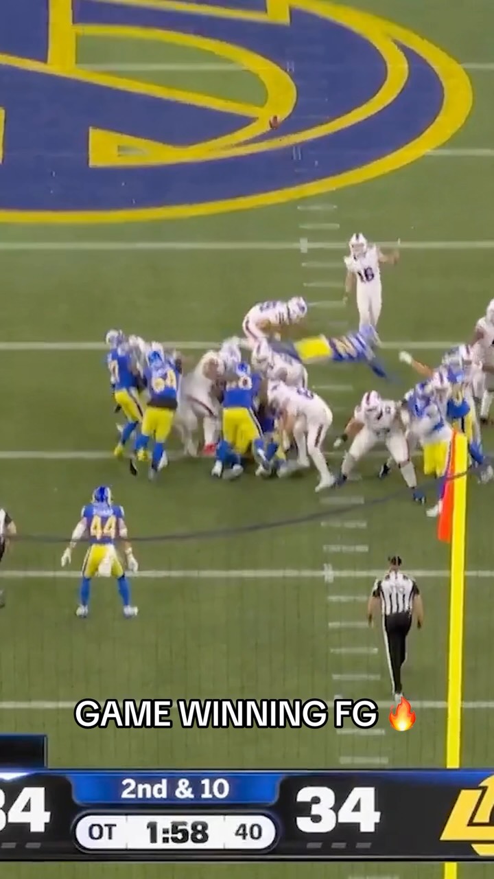 Tyler Bass game-winning field goal ... on MILLIONS Tyler Bass game-winning field goal ...