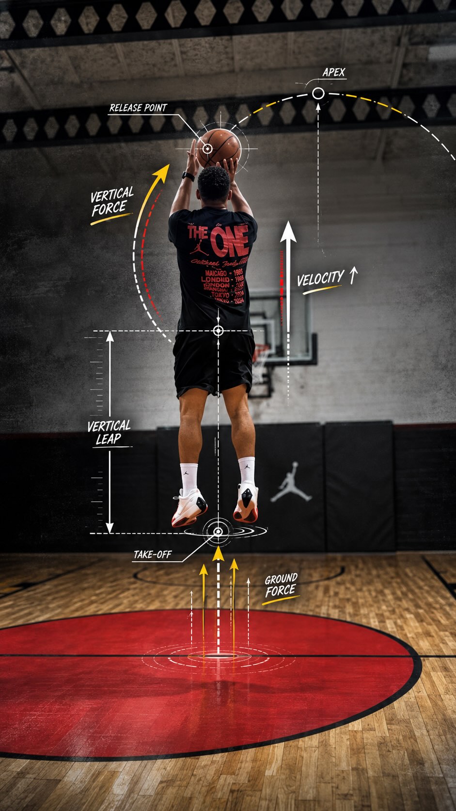 Basketball Shot Breakdown with Vert...