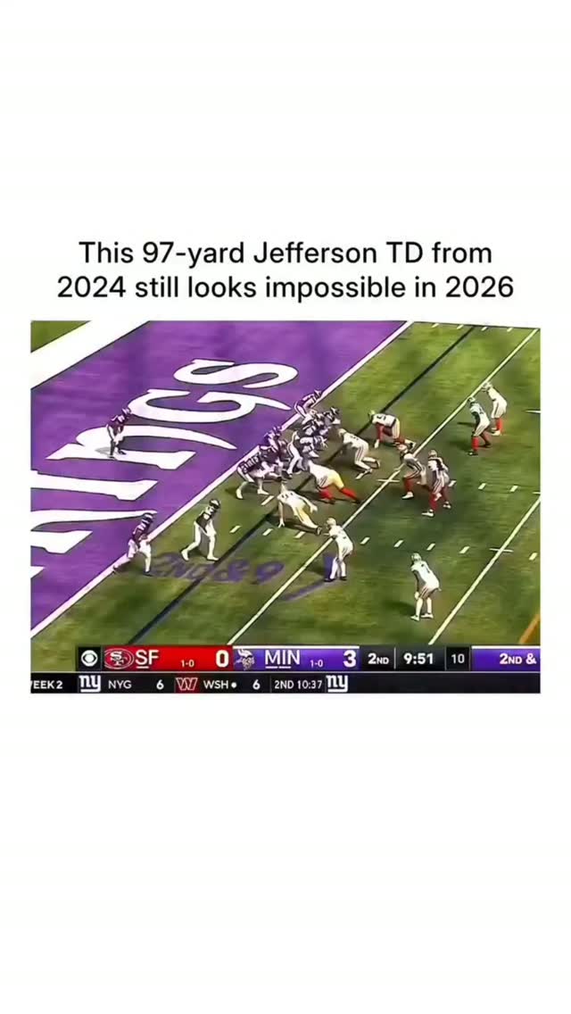 Justin Jefferson's incredible 97-ya...