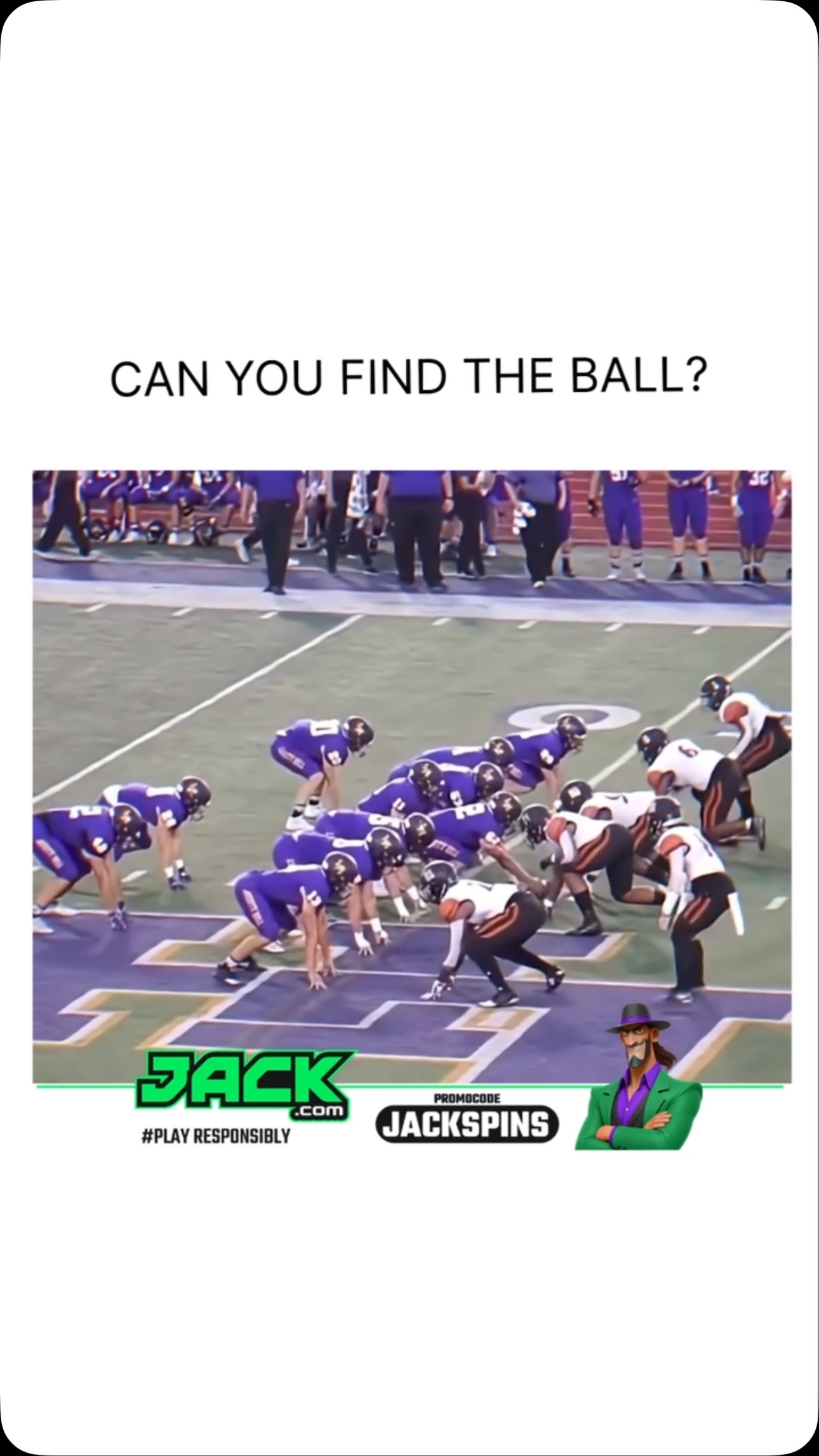 High school football trick play foo...