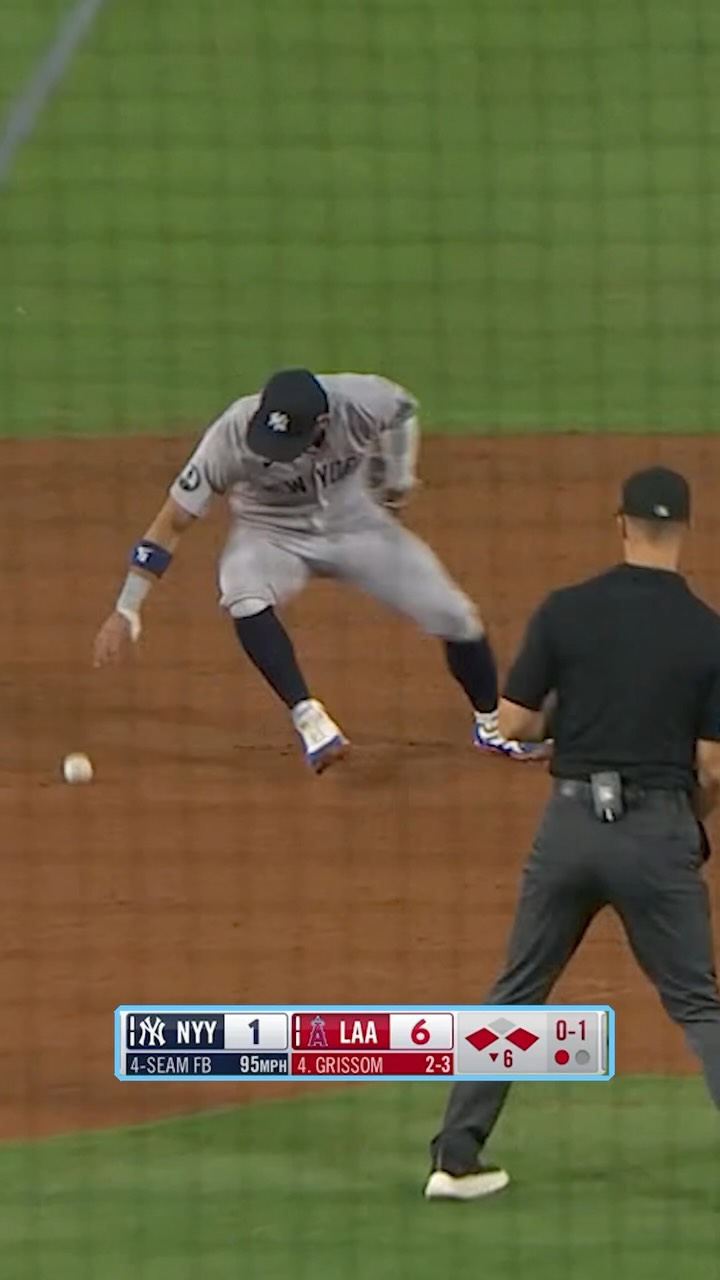 A double play attempt turns into an...