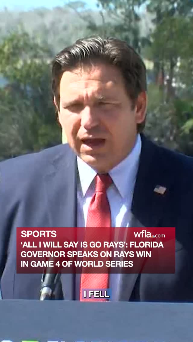 Florida Governor Ron DeSantis on th...