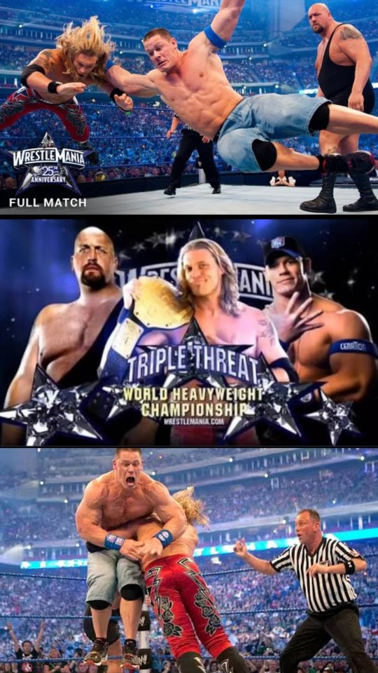 WrestleMania 25: Edge vs. John Cena... on MILLIONS WrestleMania 25: Edge vs. John Cena...