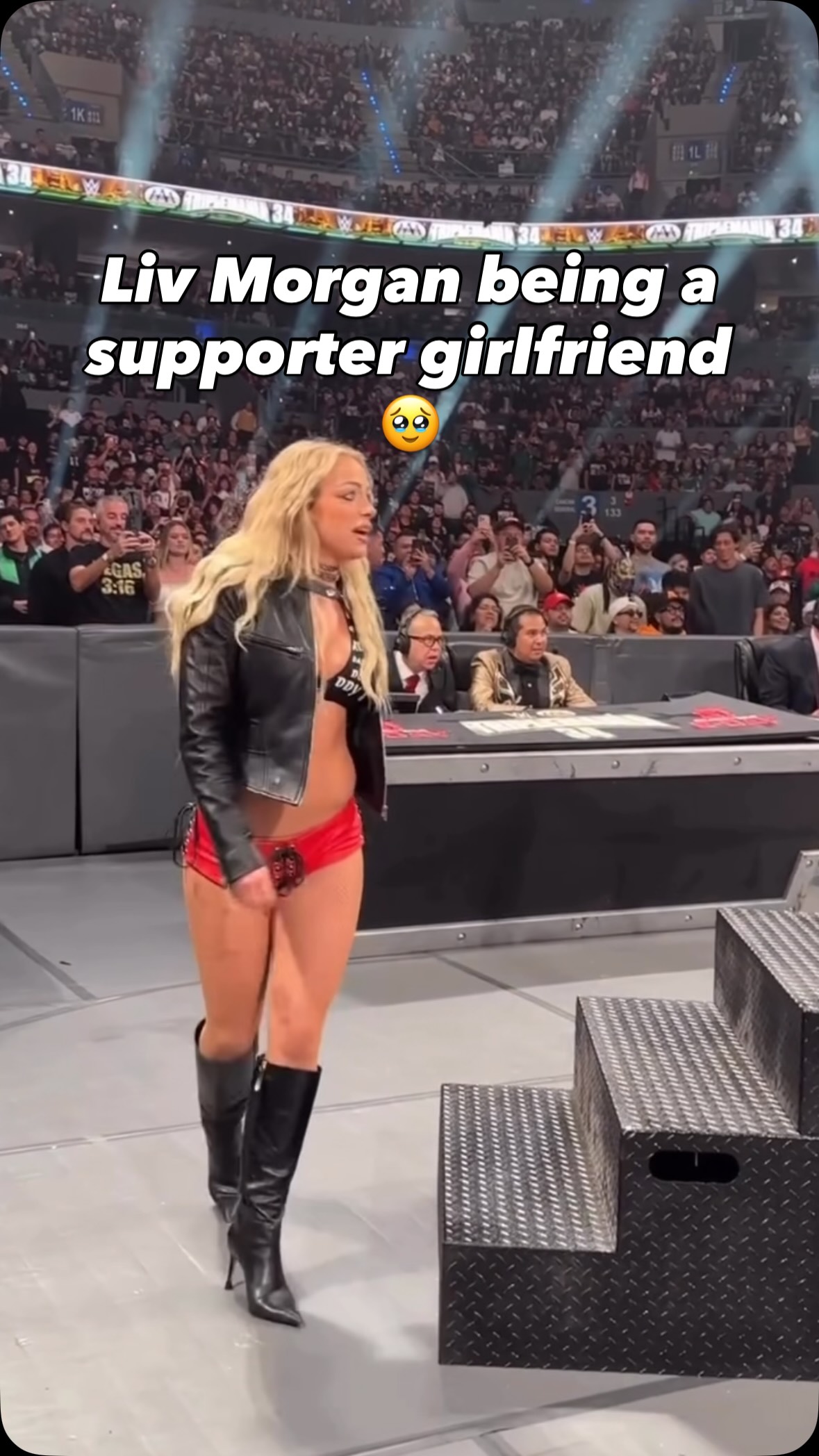 Liv Morgan, supporter girlfriend