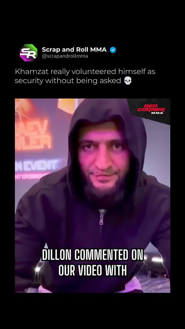 Khamzat Chimaev volunteers for secu...