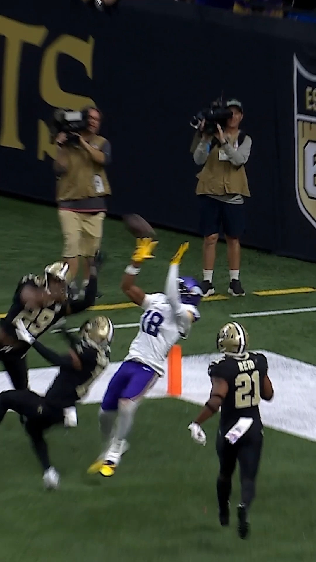 Minnesota Vikings receiver makes an...