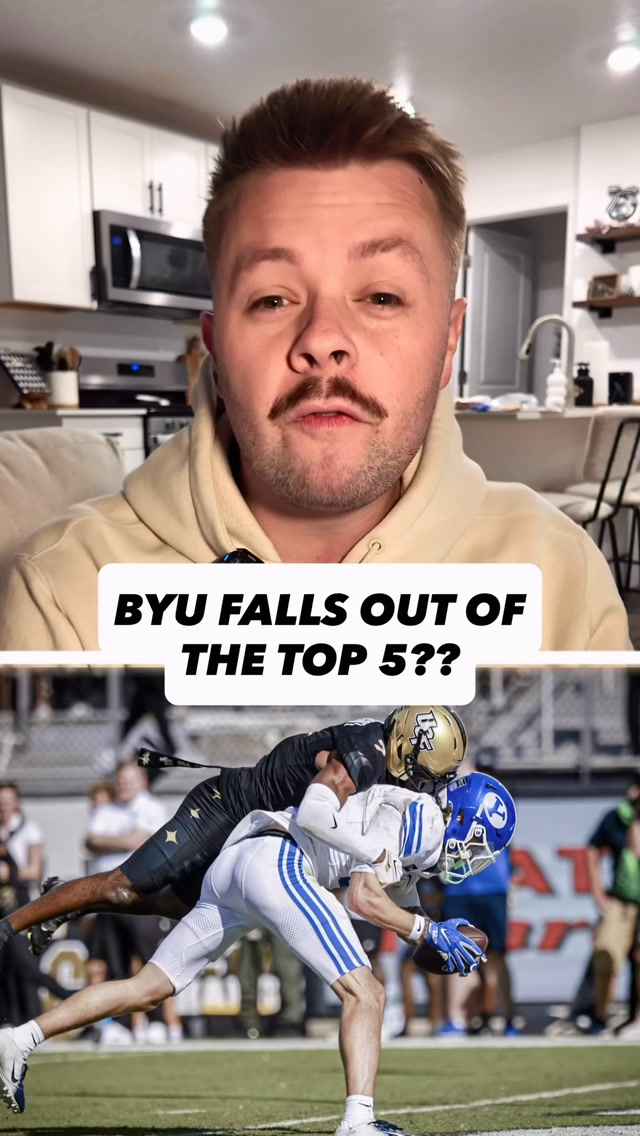 BYU falls out of the AP Poll Top 5 ...