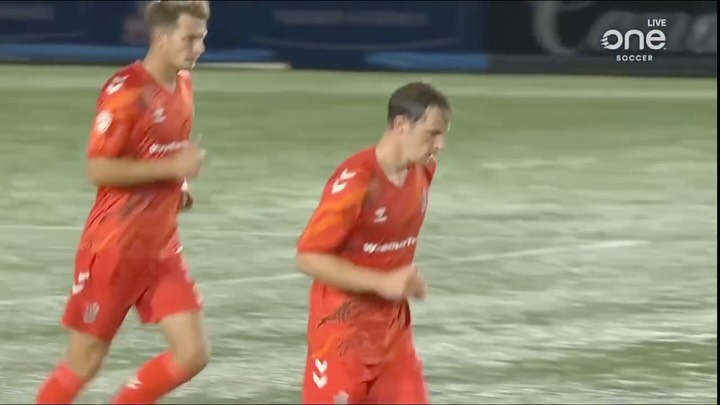 Forge FC's Daniel Krutzen scores at...