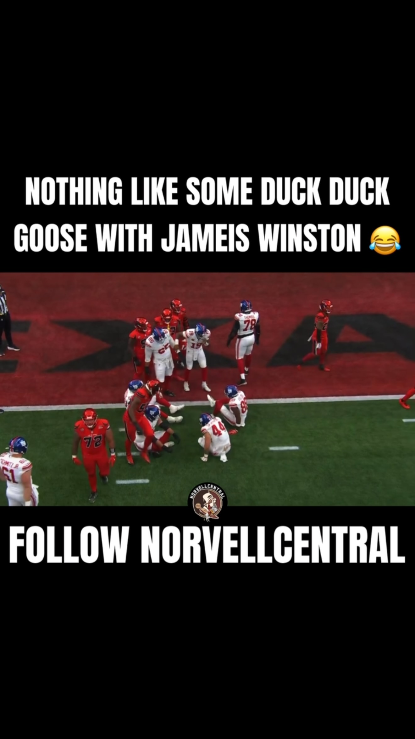 Jameis Winston plays 'Duck Duck Goo...