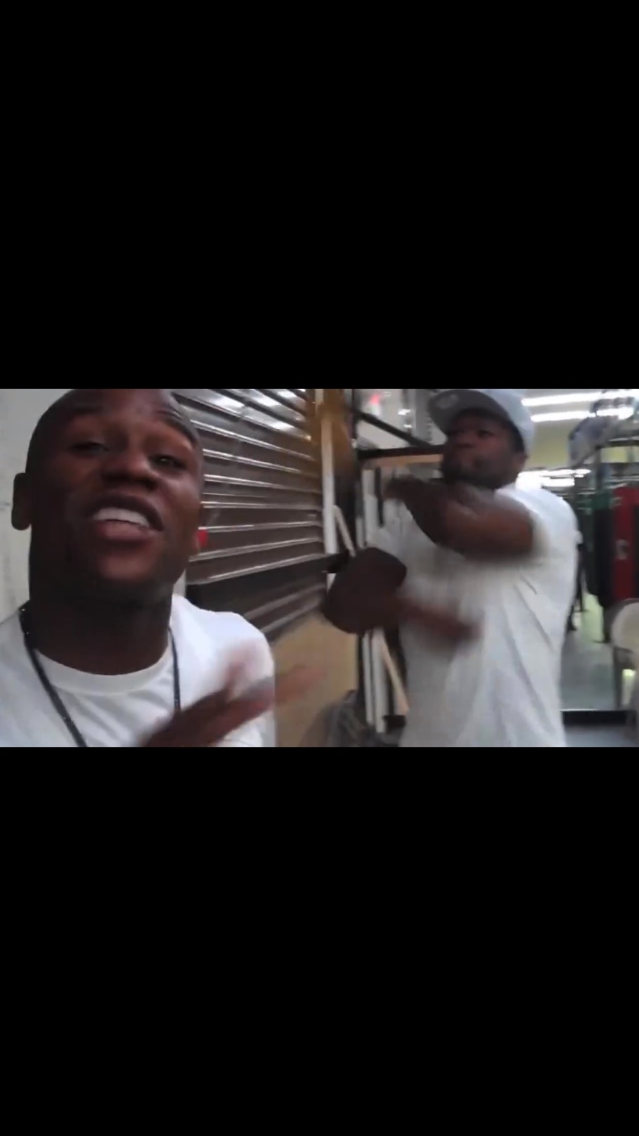 50 Cent and Floyd Mayweather's frie...