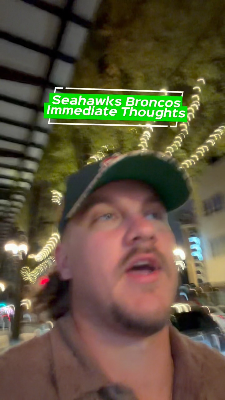 Seahawks Broncos Immediate Thoughts...