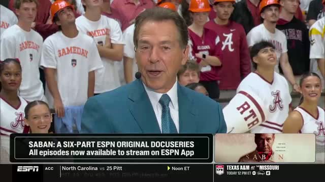 Nick Saban on College GameDay: "It'...