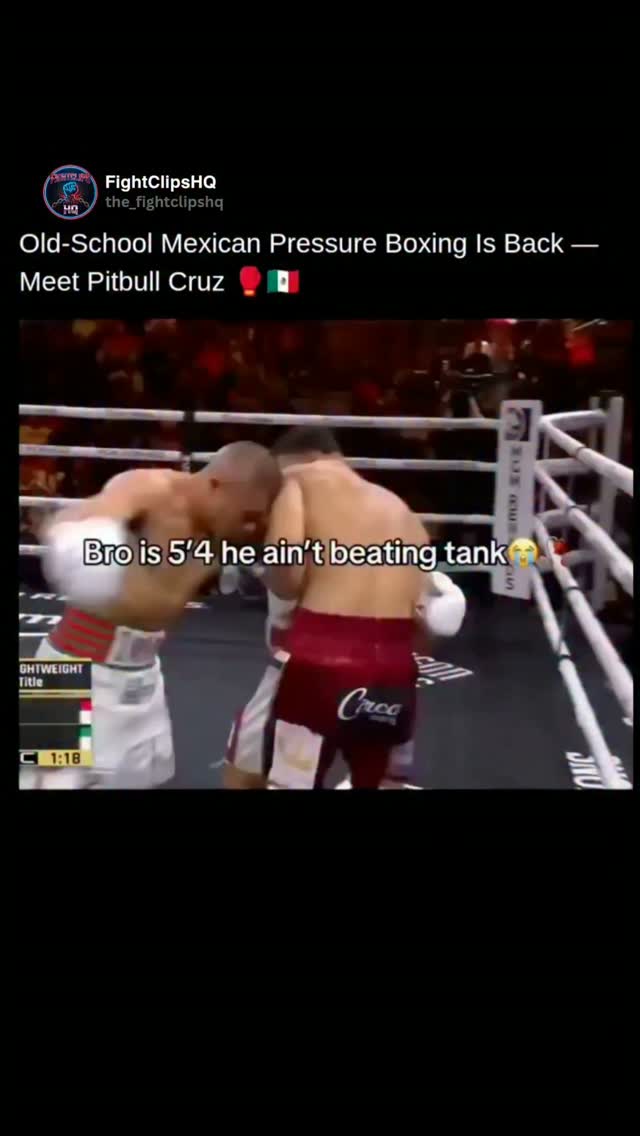 Isaac "Pitbull" Cruz: Old-School Me...