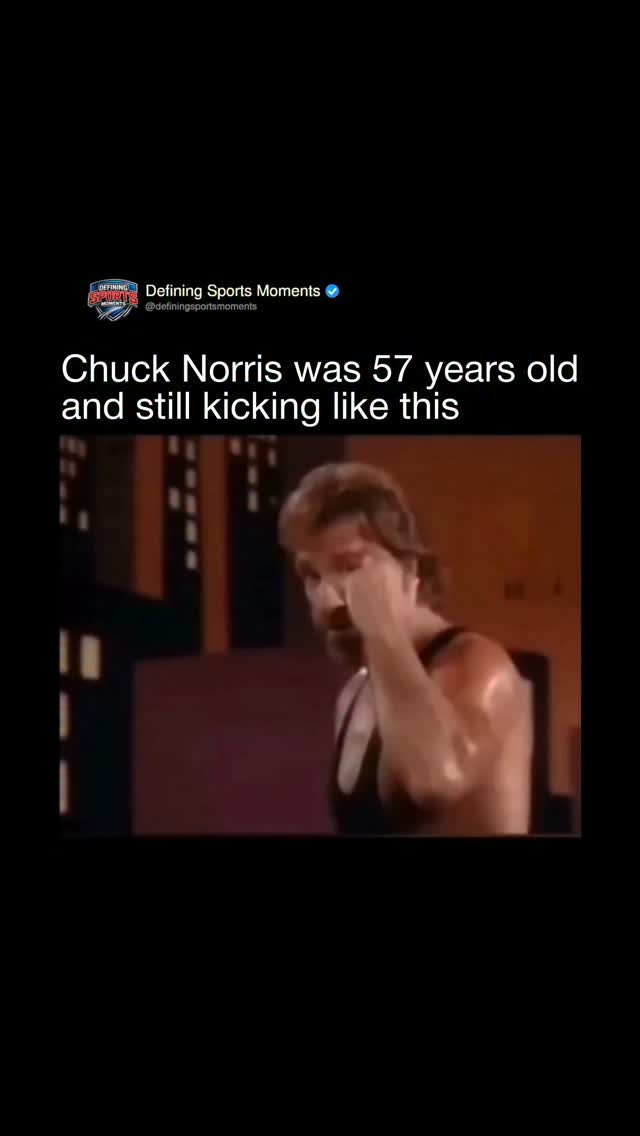Chuck Norris Shows Off Legendary Ma...
