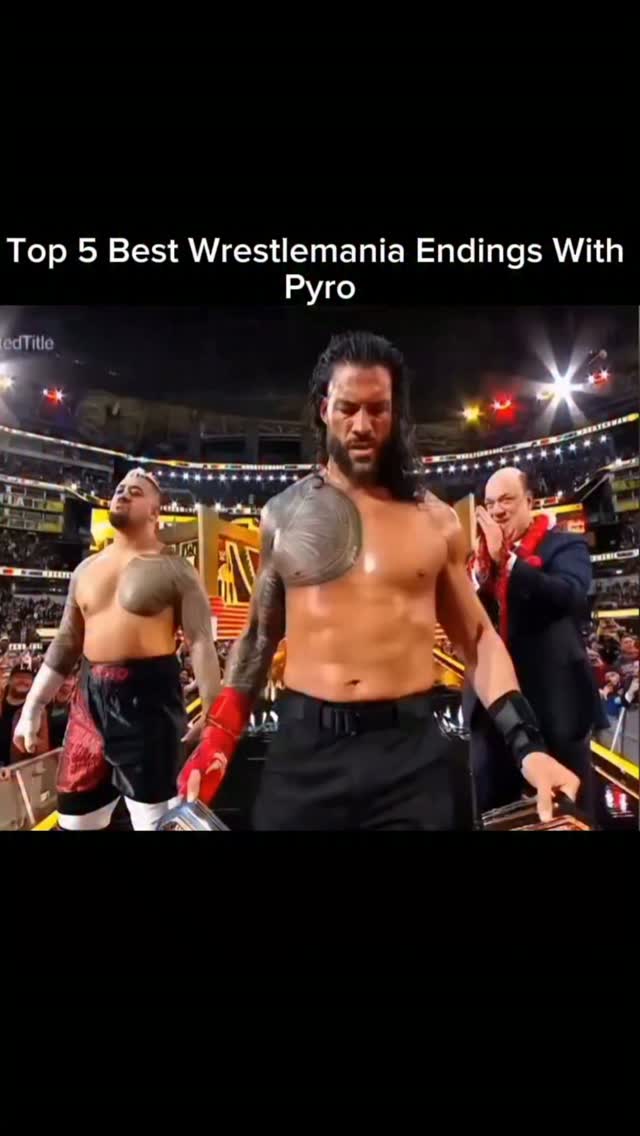Top 5 WrestleMania Endings With Pyr...