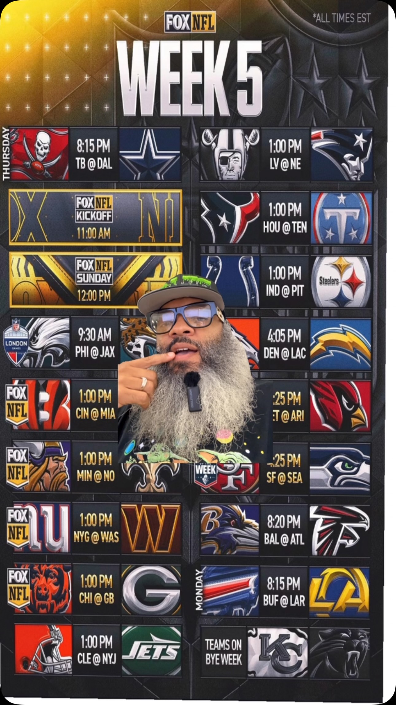 My NFL Week 5 predictions and picks
