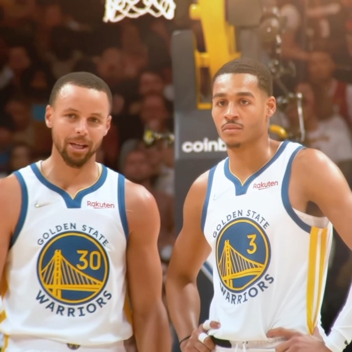 Steph Curry and Jordan Poole chemis...