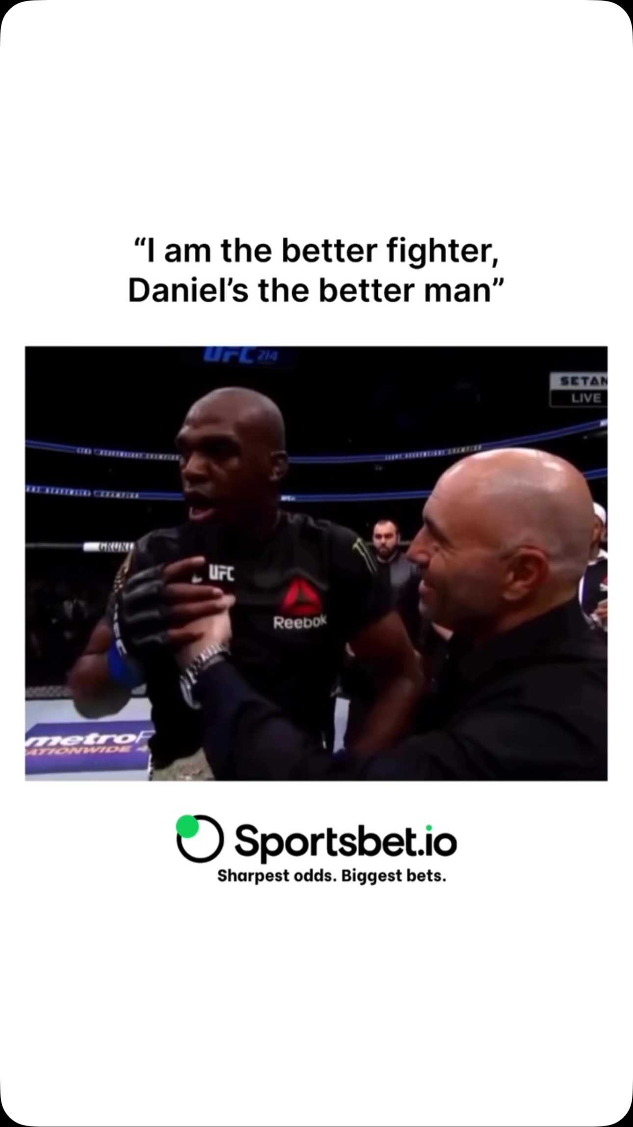 Jon Jones: "I am the better fighter... on MILLIONS Jon Jones: "I am the better fighter...