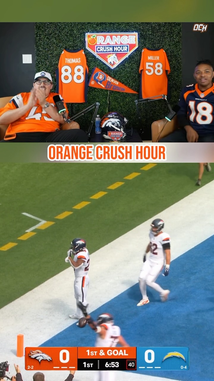 Denver Broncos game action with com...