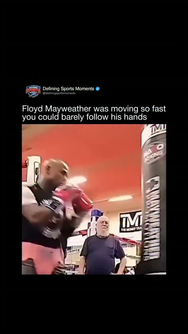 Floyd Mayweather Jr. training foota...