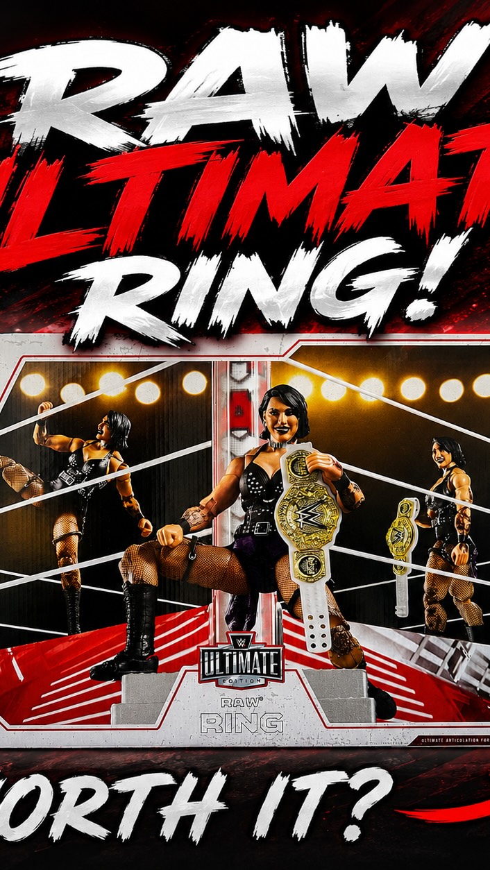 WWE Ultimate Edition Raw Ring with ...
